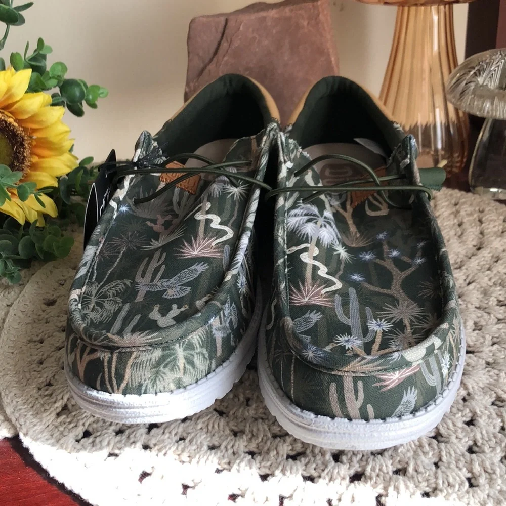 Men’s HEY Dude Wally Funk Oasis Slip Ons SIZE 12 - Picture 11 of 16